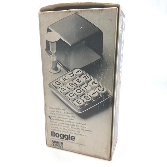 Vintage 1976 Boggle/Parker Game 3Minute Boggle Game w/ Challenge Cube Complete - Picture 6 of 6